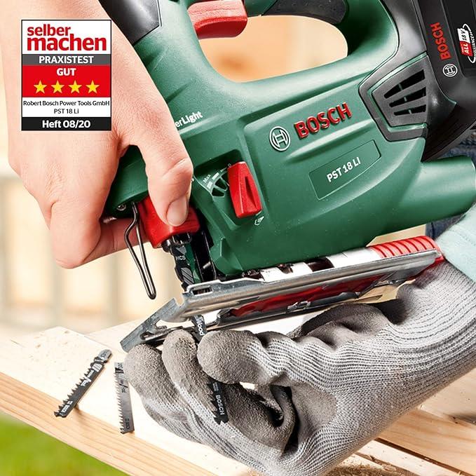 OUTLET BOSCH PST 18Lİ AKÜLÜ DEKUPAJ TESTERESİ, YEŞİL