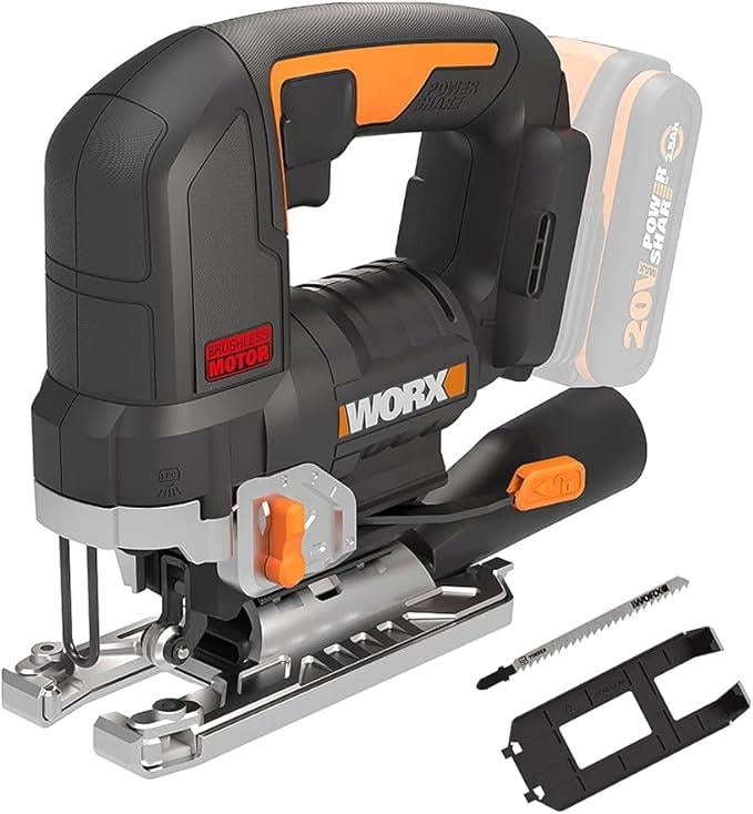 WORX WX542.9 20Volt Profesyonel Kömürsüz Dekupaj Testere (Akü Dahil Değildir)