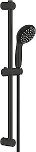 GROHE Vitalio Start 100 QuickFix Sürgülü Duş Seti 100mm 2 Akışlı El Duşu, 600mm Sürgülü Ray, 1750mm Duş Hortumu, Kireç Önleyici Sistem, Banyo-Duş Başlığı, Mat Siyah, 279482430