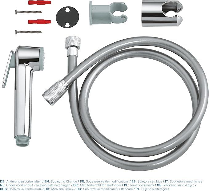 Grohe Vitalio Trigger Sprey Duvar Askı Seti 1 Püskürtme Türü, Krom, 1 Adet, 26175001