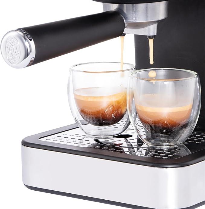 OUTLET Russell Hobbs Espresso Makinesi Distinctions Paslanmaz Çelik Okyanus Mavisi (15 Bar, 1 ve 2 Bardak Takma, ESE Pedleri, Otomatik Dozajlama ve Man.Seçeneği, Sıcak Su ve Süt Köpüğü için Buhar Nozu