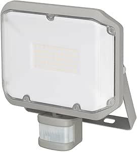 Brennenstuhl LED spot AL 3050 PIR (30 W, 3110 lm, 3000 K, IP44, duvar montajı için LED projektör, hareket sensörlü)