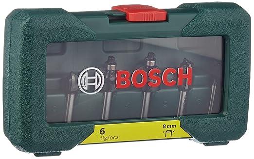 OUTLET Bosch Freze Ucu Seti, Yeşil, 6 Adet