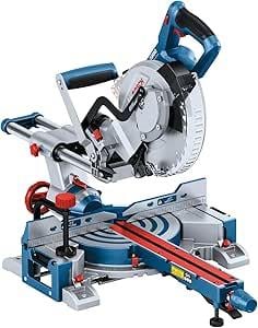 Bosch Professional Professional, Gcm 18V-216 D (Solo, Carton), 0601B51000, Mavi Gönye Kesme (Akü Dahil Değil)