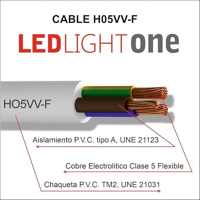 Kablo H05VV-F 2 x 0,75 mm 100 m hortum (Siyah)