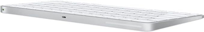 OUTLET Apple Touch ID özellikli Magic Keyboard: Bluetooth, şarj edilebilir. Apple çipe sahip Mac bilgisayarlarla çalışır; INGILIZCE