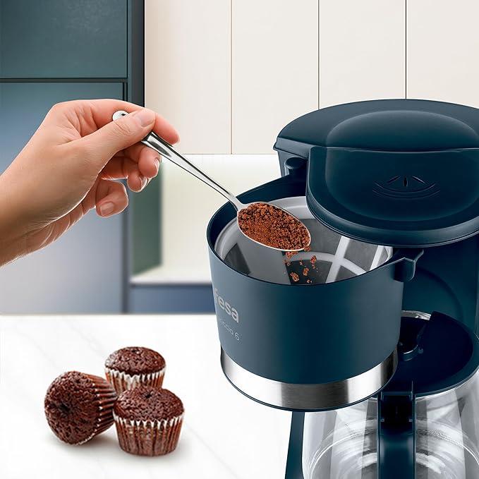 Ufesa Filtre Kahve Makinesi CG7114 Capriccio, 6 Fincan, 600 W, 0.6 L, Kalıcı Filtre, Damlama Durdurma, Otomatik Kapanma, Siyah
