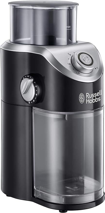 Russell Hobbs Kahve öğütücü Classics, Yüksek Kaliteli çark Değirmeni, Kahve çekirdekleri için Değişken öğütme Derecesi Ayarları, Elektrikli öğütücü, 23120-56