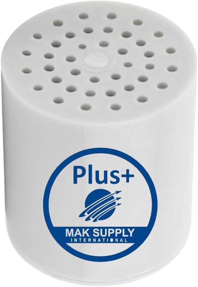 MAK Supply PLUS duş filtresinin kartuşu, daha kalitelidir daha etkilidir