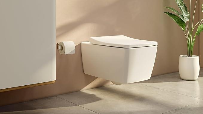 VitrA Metropole 122-003-009 Yavaş Kapanır Slim Klozet Kapağı, Beyaz