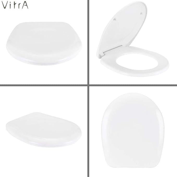 Vitra S10 109-003-901 Klozet Kapağı Universal Oval Form Nuvoplast Beyaz