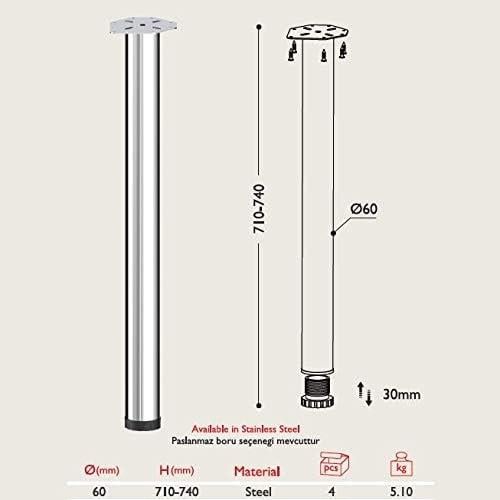 OUTLET Gürçay Masa Ayağı, 60Mm