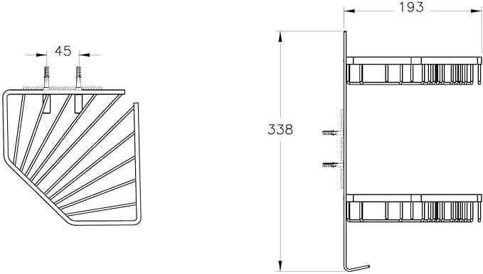 VitrA Base 300 A44158 Malzemelik, İkili, Krom
