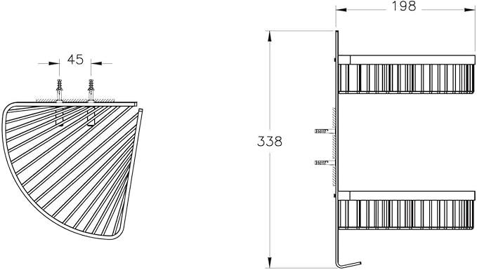 VitrA Base 400 A44160 Malzemelik, İkili Krom