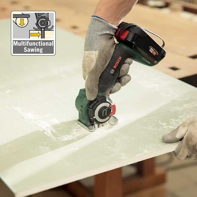 Bosch Home and Garden AdvancedCut 18 Akülü Panter Testere, Yeşil, 18 V, 1 Akü, 0.7 KG, 65 MM Ahşap Kesme Derinliği