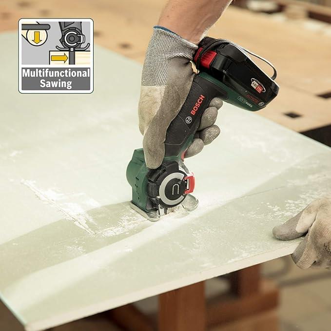 Bosch Home and Garden AdvancedCut 18 Akülü Panter Testere, Yeşil, 18 V, 1 Akü, 0.7 KG, 65 MM Ahşap Kesme Derinliği