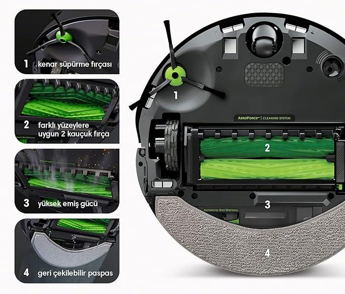 OUTLET iRobot Roomba Combo j7 Robot Süpürge ve Paspas