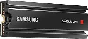 Samsung 980 PRO Soğutuculu NVMe M.2, 2 TB SSD, 7.000 MB/sn Okuma, 5.100 MB/sn Yazma ,  MZ-V8P2T0CW