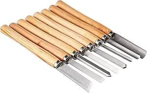 OUTLET Mannesmann M 691/8 Ahşap Torna Bıçak Seti, 8 Parça