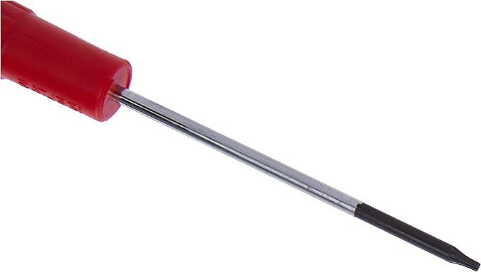 OUTLET İzeltaş Torx Uçlu Klemens Tornavida, Kırmızı, 5 X 60 mm