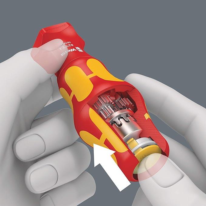 Wera 05057481001 827 T i Kraftform turbo Dişli Tornavida, 9 x 125 mm