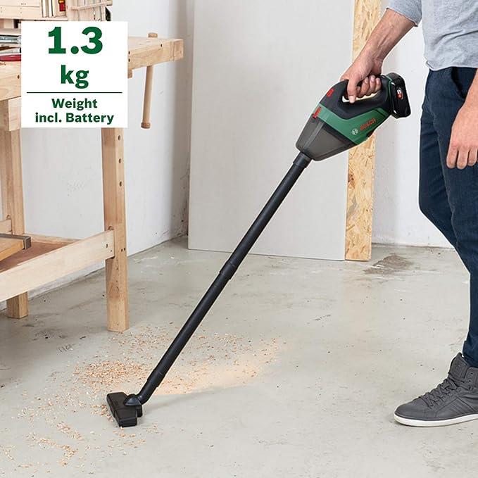 BOSCH AKÜLÜ ELEKTRİKLİ SÜPÜRGE, 0.5 L HAZNE, 15.3 X 5.8 X 8.3 CM, 18 VOLT SOLO (Akü ve şarj aleti dahil değildir)