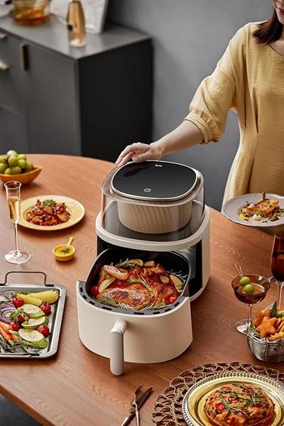 Briz BR660 Fritöz Otomatik Karıştırıcı Zaman Ayarı XL 6 Litre Airfryer