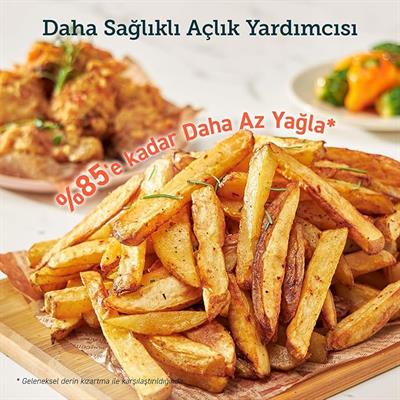 COSORI Airfryer Sağlıklı ve Verimli 5,5 L Sıcak Hava Fritözü, 11 Ön Ayarlı, Ön Isıtma ve Sıcak Tutma Işlevleri, Dijital Dokunmatik LED Ekran, Bulaşık Makinesinde Yıkanabilir, 1700W