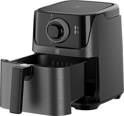 Electrolux E5AF1-4GB Create 5 Airfryer Granit Siyah 3.5 Litre Sepet Kapasiteli, 2.5 Litre Kızartma Kapasiteli, 1350W, 60 Dakikalık Zamanlayıcılı