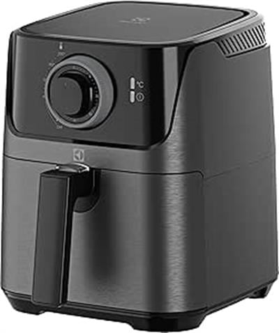 Electrolux E5AF1-4GB Create 5 Airfryer Granit Siyah 3.5 Litre Sepet Kapasiteli, 2.5 Litre Kızartma Kapasiteli, 1350W, 60 Dakikalık Zamanlayıcılı