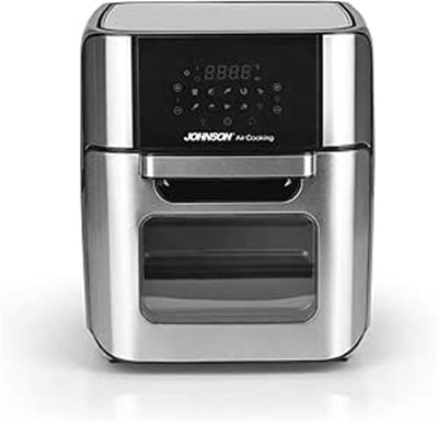 Johnson Aircooking XXL Sıcak Hava Fritözü, Metalik Gri (Made in Italy)
