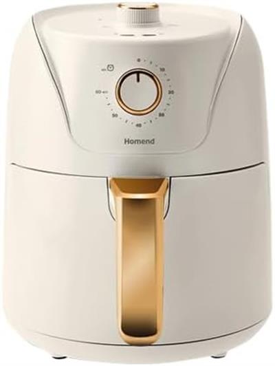 OUTLET Homend Airfryday 2504H 8 Farklı Programlı, 4,3 Litre Airfryer Krem