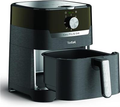 Tefal EY5018 Easy Fry & Grill Classıc Yağsız Fritöz Airfryer, 4,2 Litre Kapasite, Hava ile Kızartma & Izgara, 60 Dk Zamanlayıcı, Siyah (1510002076)
