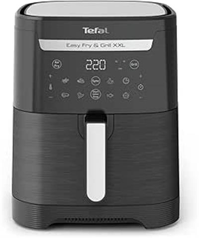 Tefal EY8018 Easy Fry & Grill & XXL Yağsız Fritöz Airfryer, 6.5 Litre Kapasite, Hava ile Kızartma & Izgara, Siyah - 7211004776