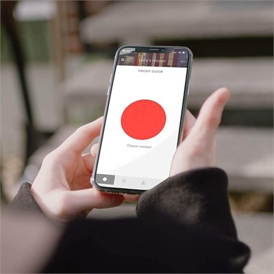 Yale 05/101200/MB - Linus Akıllı Kilit - Mat Siyah - Anahtarsız ve Güvenli Kapı Kilidi - Yale Home Uygulaması ile Kilitleme/Kilit Açma - Otomatik Kilitleme - Philips Hue ve Sesli Asistanlarla E