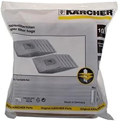 Kärcher 6.907-019.0 Kağıt Filtre Toz Torbası T 15/1 için, 10 Adet