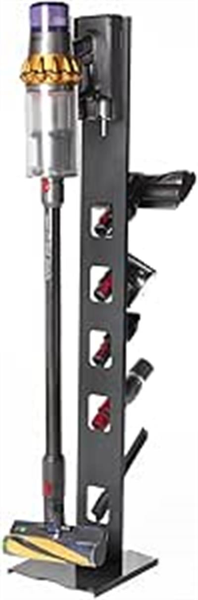 OUTLET Dyson Uyumlu Dikey Süpürge Standı Siyah Renk V15 - V12 - V11 - V10 - V8 Modellere Uyumlu