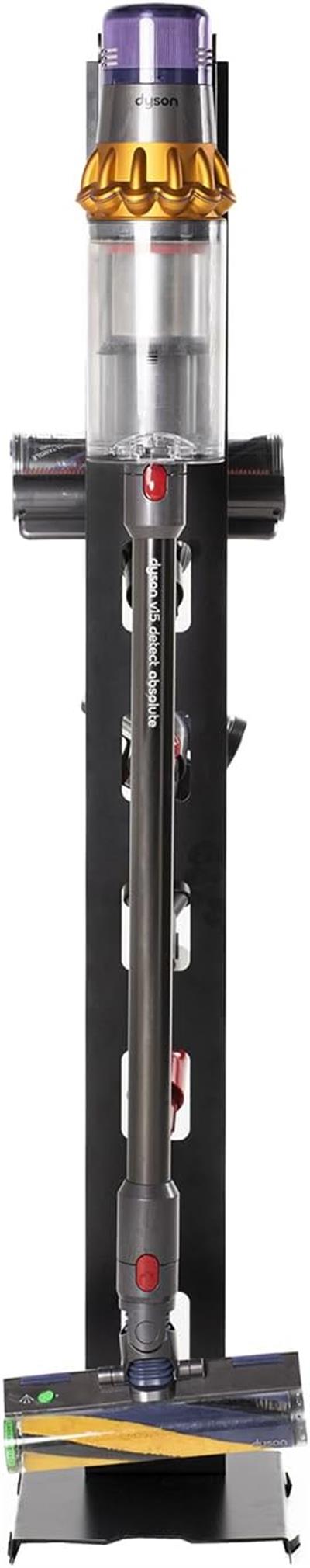 OUTLET Dyson Uyumlu Dikey Süpürge Standı Siyah Renk V15 - V12 - V11 - V10 - V8 Modellere Uyumlu