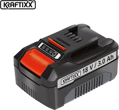 Kraftixx 18V 3,0hh Power-X-Change, Akü, 4514071, Kırmızı/Siyah/Gri - 4514071