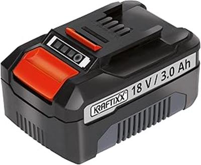 Kraftixx 18V 3,0hh Power-X-Change, Akü, 4514071, Kırmızı/Siyah/Gri - 4514071