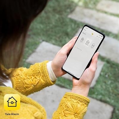 OUTLET Yale IA-320 Sync Akıllı Alarm Seti - 6 parça - Hub - Dış Siren - Kapı/Pencere Kontağı - Hareket Sensörü - Tuş Takımı - Konum Belirleme zelliği - Alexa, Google Asistan ve Philips Hue ile uyumlu