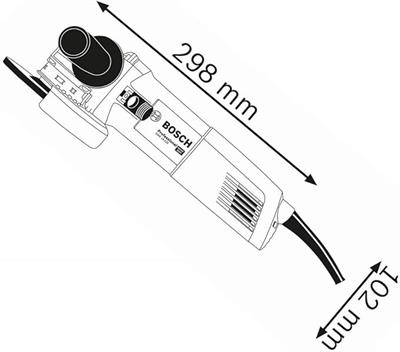 OUTLET Bosch Professional GWX 14-125 Avuç Taşlama Makinesi X-LOCK (1.400 W, Disk Çapı: 125 mm, 11.000 dev/dak)