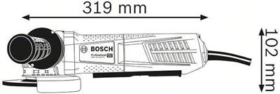 OUTLET Bosch Professional GWX 15-125 PS Avuç Taşlama Makinesi X-LOCK (1.500 W, Disk Çapı: 125 mm, 2.800-11.500 dev/dak)