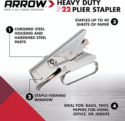 Arrow P22 6-8mm Profesyonel Pense Tipi Mekanik Zımba Tabancası Ve 5050 Adet Zımba