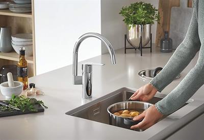 GROHE Start QuickFix Eviye Bataryası | 150° Dönüş Açısı | Krom | 30469000