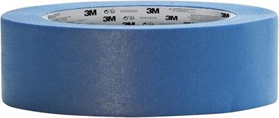 3M Hand-Masker 2090 profesyonel boya bandı, pürüzsüz yüzeyler için, UV ışınlarına dayanıklı, iç ve dış mekan, 24 mm x 50 m