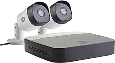 OUTLET Yale SV-4C-2ABFX-2 Smart Home CCTV Eco Set - Beyaz - 2 Kamera - HD 1080p - IP67 - 20 m Gece Görüşü - Canlı Görüntüleme - Yale View Uygulaması ile Kontrol