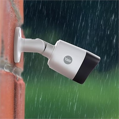 OUTLET Yale SV-ABFX-W-2 Smart Home CCTV Eco Kamera - Beyaz - HD 1080p - IP67 - 20 m Gece Görüşü - Canlı Görüntüleme - Yale View Uygulaması ile Kontrol