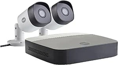 Yale SV-4C-2ABFX-2 Smart Home CCTV Eco Set - Beyaz - 2 Kamera - HD 1080p - IP67 - 20 m Gece Görüşü - Canlı Görüntüleme - Yale View Uygulaması ile Kontrol