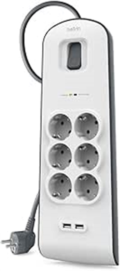 Belkin Surge Plus 6lı çoklu priz